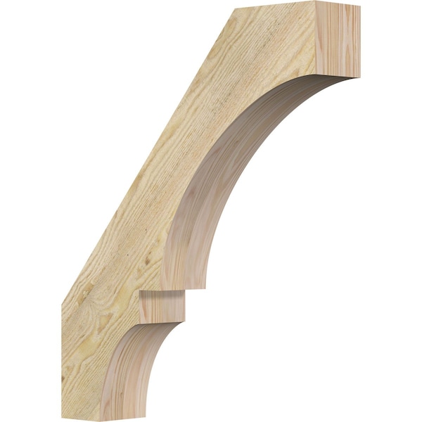 Ekena Millwork 4"W x 20"D x 24"H Balboa Rough Sawn Knee Brace, Douglas Fir BRC04X20X24BOA00RDF - main